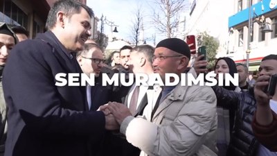 Orhan Gencebay, Murat Kurum'a seçim şarkısı hediye etti