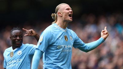 Erling Haaland sahneye çıktı! Manchester City, Everton'u yendi