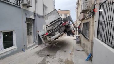 Aydın'da beton dökme aracı şaha kalktı