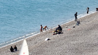 Antalya'da ocak ayında deniz keyfi