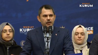 Murat Kurum: Anketlerde geriye düşen İstanbul yönetimi çaresiz durumda