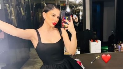 Demet Özdemir'in doğum günü kombini beğenilmedi!