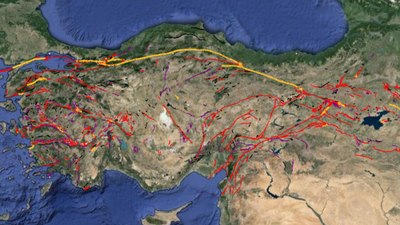 Türkiye'de deprem riski! MTA diri fay hattı haritasını güncelledi