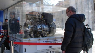 Milli havacılık motorları Eskişehir'de sergileniyor