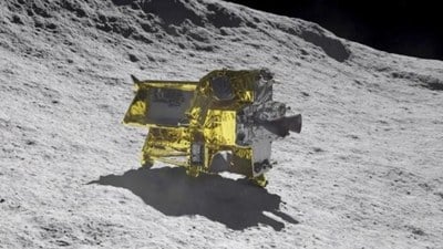 Japonya'nın Ay'a iniş yapan aracı SLIM'den yeni görüntü geldi