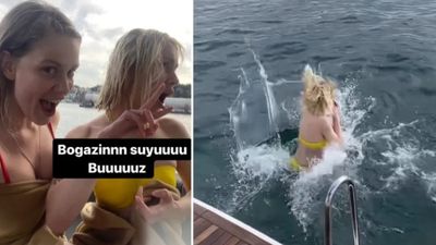 Aleyna Tilki ve Serel Yereli yaz sezonunu İstanbul Boğazı'nda açtı