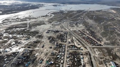 Kazakistan'da sel: OHAL ilan edildi