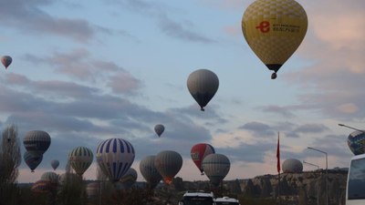 Kapadokya’da görsel şölen