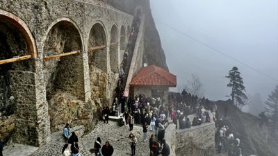 Sümela Manastırı'nı Ramazan Bayramı'nda 10 bin 564 kişi gezdi