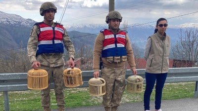 Bitlis'te keklik avcılarına 40 bin lira ceza kesildi