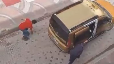 Giresun'da soygundan kaçarken gasbettikleri taksiciyi bagaja kilitlediler