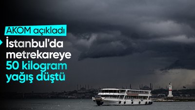 İstanbul'da metrekareye 50 kilogram yağış düştü