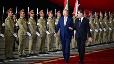 Cumhurbaşkanı Erdoğan Erbil'de