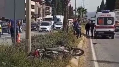İzmir'de aracın çarptığı motosikletteki çift hayatını kaybetti
