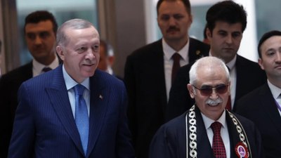 Cumhurbaşkanı Erdoğan Anayasa Mahkemesi'ndeki törene katıldı