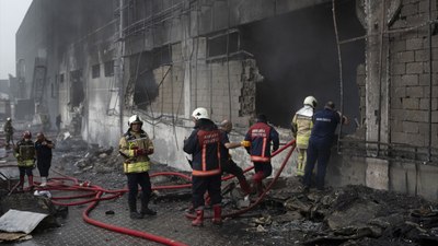 Ankara'da sanayi bölgesinde yangın paniği: Dumanlar gökyüzünü kapladı