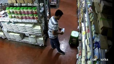 Şanlıurfa'da markette kaşar peynir hırsızlığı