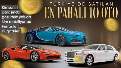 2024'te Türkiye'de satılan en pahalı 10 otomobil
