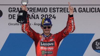 MotoGP'de İspanya yarışını Francesco Bagnaia kazandı