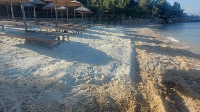 Muğla'da sahile beyaz kum döken işletmeye ceza