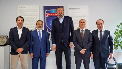 Hidayet Türkoğlu'ndan BOTAŞ Spor Kulübüne ziyaret