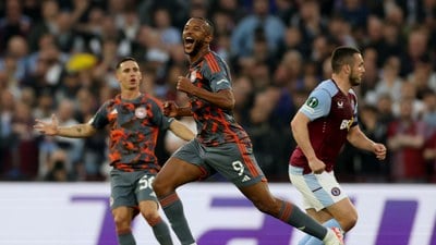 Konferans Ligi'nde gecenin sonuçları: Aston Villa'ya Olympiakos darbesi