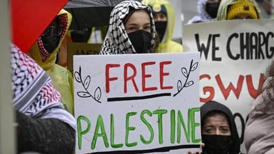 ABD'deki üniversiteliler Gazze için açlık grevi başlattı
