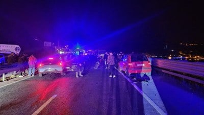 Zonguldak'ta zincirleme kaza: 6 kişi yaralandı