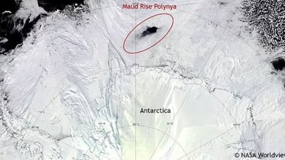 Bilim insanları, Antarktika'daki dev deliğin gizemini çözdü