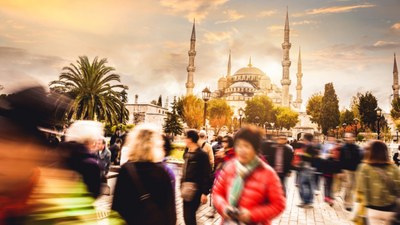 İstanbul'a ilk 3 ayda yabancı turist akını
