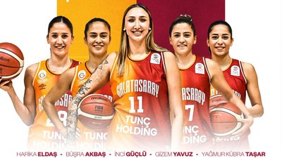 Galatasaray Kadın Basketbol Takımı, sözleşmesi sona eren 5 oyuncusuyla vedalaştı