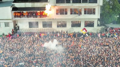 Şampiyon Galatasaray, İstanbul'da