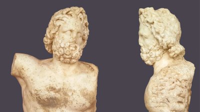 Antalya'da 2 bin yıllık Zeus ve Aphrodite heykelleri bulundu