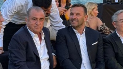 Fatih Terim, Galatasaray'ın şampiyonluk kutlamalarına katıldı