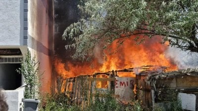 Bursa'da tandırda çıkan yangın korkuttu