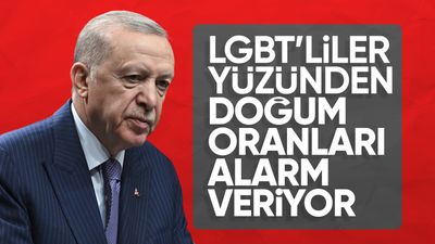 Cumhurba�kan� Erdo�an'dan do�um oranlar�nda LGBT uyar�s�