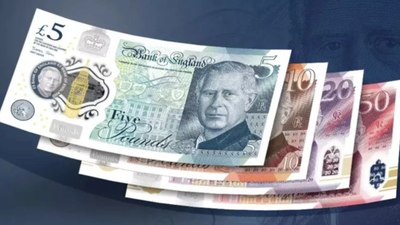 İngiltere'de Kral Charles'ın portresinin bulunduğu banknotlar dolaşıma girdi