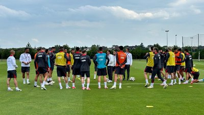 A Milli Futbol Takımı, Polonya maçının hazırlıklarını sürdürdü