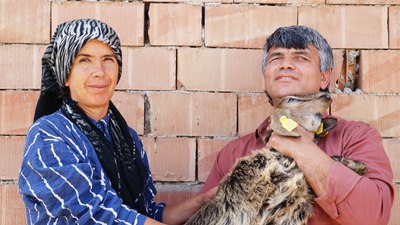 Çankırı'da görme engelli çiftin yaşam azmi