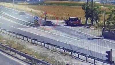 Tekirdağ'da korkunç kaza: Aracın çarptığı yaya metrelerce savruldu