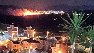 İzmir'de gece boyunca yanan Çiçek Adası küle döndü