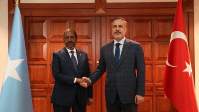 Dışişleri Bakanı Fidan ile Somali Cumhurbaşkanı Mahmud görüştü