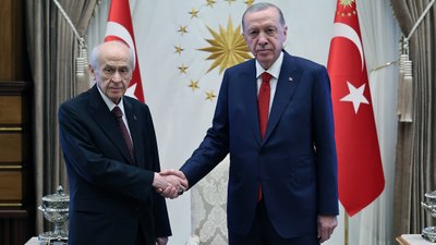 Cumhurbaşkanı Erdoğan- Devlet Bahçeli görüşmesi