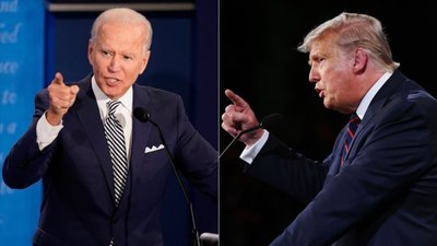 Biden ile Trump, yarın canlı yayında kozlarını paylaşacak