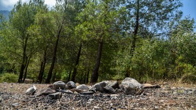 Antalya'da ateş yakmanın yasak olduğu ormanlarda mangal yapıldı