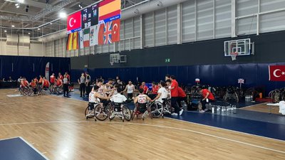 23 Yaş Altı Tekerlekli Sandalye Basketbol Milli Takımı, Avrupa Şampiyonası'nda yarı finalde!