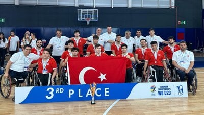 23 Yaş Altı Tekerlekli Sandalye Basketbol Milli Takımı, Avrupa üçüncüsü!