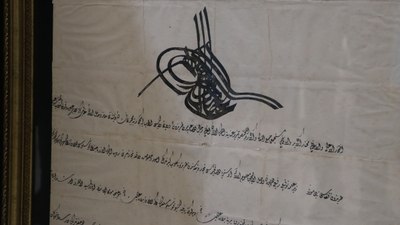 Sultan Abdülaziz'in 152 yıllık fermanı, kaçakçılardan kurtarıldı