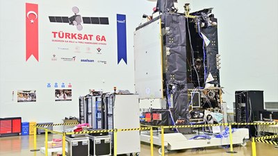 Türkiye'nin milli uydusu Türksat 6A'nın fırlatılması öncesi son hazırlıklar