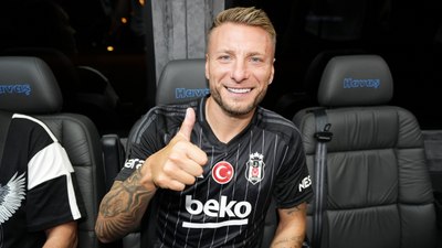 Ciro Immobile, Beşiktaş için İstanbul'a geldi